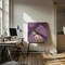 Spring Flower Bonnet On Deer Square Canvas Art | Wall Decor 24x24 Canvas - Corporate Office Art